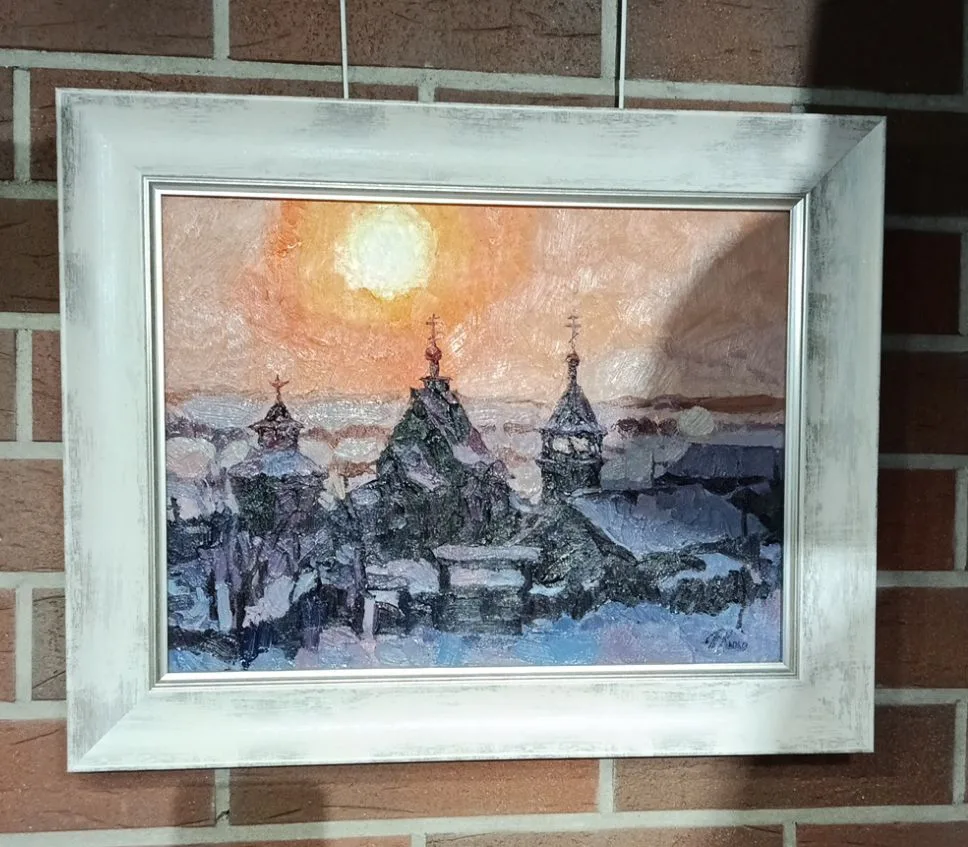 Картина "Зимний пейзаж"