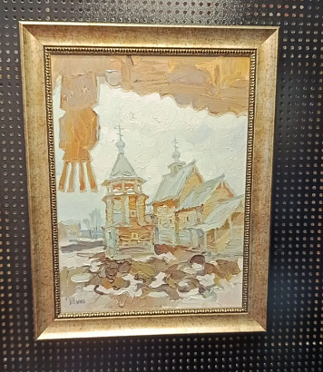 Картина "Обдорский острог"