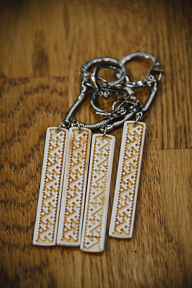 Брелок "Северный орнамент" (бивень)