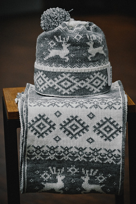 Шапка+шарф