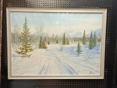 Картина "Дорога в горы" 58х41